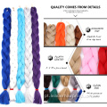 Cabelo sintético Jumbo Ultra Braid de Crochê para Tranças